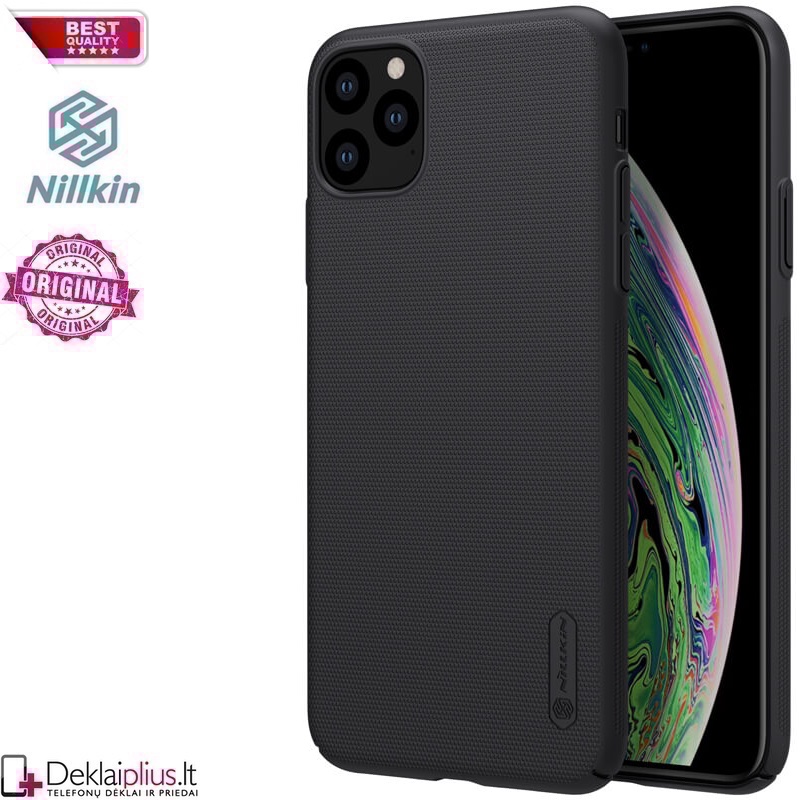 Nillkin Frosted shield plastikinis dėklas - juodas (telefonui Apple Iphone 11 Pro) Nillkin Frosted shield plastikinis dėklas - juodas (telefonui Apple Iphone 11 Pro)